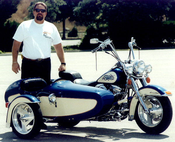 Fat guy with bike