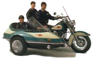 Mexicans in a sidecar